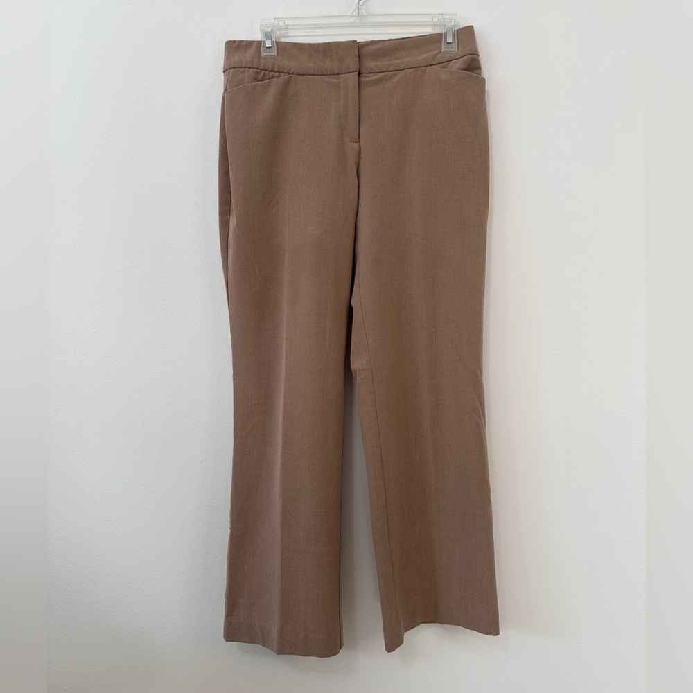 JM Collection Women's Straight Leg Petite Pants in Brown